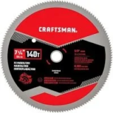 Craftsman 7-1/4″ 140 Tooth Fine Finish Circular Saw Blade for $6.99