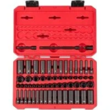 Tekton 61-Piece 1/4″ Drive Shallow and Deep 6-Point Impact Socket Set for $123.80