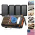 40000mAh Solar Charger with Dual Flashlights for $54.40 – Ideal for Camping
