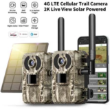 4G Solar Trail Camera with Live View for $39.99 – 50% Off