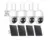 4x Battery Solar Security Camera WiFi 360 Pan/Tilt – $97.99