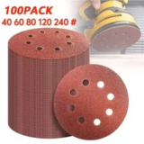 200 Pcs 5-Inch Sanding Discs 40-240 Grit Hook Loop – $8.99