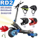 50Miles 45MPH Off-road Electric Scooter 60V 18.2Ah Dual Motor – $779.00