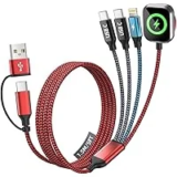 5ft 4-in-2 Multi Charging Cable with 8 Charging Options for $6.99