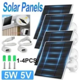 5W 5V Type-C Solar Panel Charger for Security Cameras – $22.99