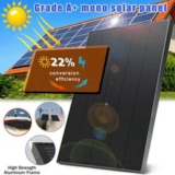60W 18V Mono Solar Panel – New – $55.99