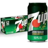 7-Up Zero Sugar Lemon Lime Soda 12-Can Pack for $4.75
