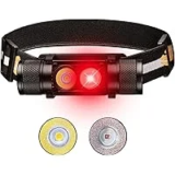 77Outdoor D25LR Rechargeable LED Headlamp for $16.79