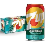 12-Pack 7UP Tropical Zero Sugar Soda 12oz for $5.00