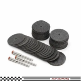 50-Pack Fiberglass Reinforced Dremel Cut Off Wheels with 3 Mandrels for $5.99