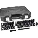 Gearwrench 44-Piece 3/8″ Drive Impact Socket Set (SAE/Metric) – $67.58
