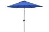 9ft Crank Open Push Tilt Patio Umbrella – $36.99 ($109.99 Original)