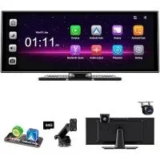 Accfly 11″ Wireless Car Display with 2.5K Dash Cam for $82.89