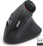 [Mouse]Acer Ergonomic Wireless Mouse w/ Side Scroll Wheel and Dual Modes 4000 DPI – F/S – $18 w/ code M70332FF