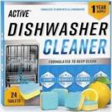 Active 24-Pack Dishwasher Cleaner & Deodorizer Tablets for $11.02