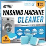24-Pack Active Washing Machine Cleaner Tablets for $12