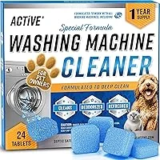 24-Pack Active Washing Machine Cleaner Tablets for $10.09