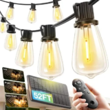 Addlon Waterproof Solar String Lights 52ft for $12 $12.00