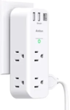 Addtam 6-Outlet Surge Protector with USB Ports for $6.99