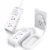 Addtam Cruise Essentials 6-Outlets Flat Plug Power Strip (2-Pack) for $9.99