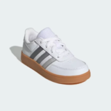 Adidas Kids’ Breaknet Lifestyle Court Lace Shoes for $18