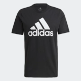 adidas Men’s Essentials Big Logo Tee Now $9