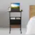 Adjustable Height Rolling Laptop Desk with Storage for $50.71