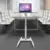 Adjustable Height Rolling Laptop Cart & Standing Desk – Tiltable Podium w/ Wheels – $111.55 ($223.10 Value)
