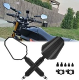 Adjustable Rearview Side Mirrors with Adapters for Electric Bikes – $29.40