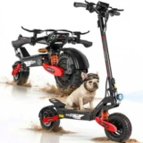 Adult Electric Scooter – 1200W, 30 MPH, 25 Miles Range, 11″ Off-road Tires – New, $259.00 ($518.00 Off)
