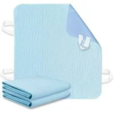 Agooliiu Incontinence Positioning Bed Pad with Handles (2-Pack) for $18.30