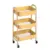 AGTEK 3 Tier Rolling Cart with Lockable Wheels for $15