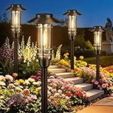 6-Pack Ahaorigin Solar Pathway Lights for $23.91