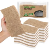 12-Count AIDEA XL Non-Scratch Dish Scrub Sponges for $5.98