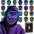 Aiglun Rechargeable LED Halloween Mask with Gesture Sensing for $19.19