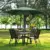 Ainfox 9-Inch Outdoor Patio Table Market Umbrella with Push Button Tilt & Crank for $29.99