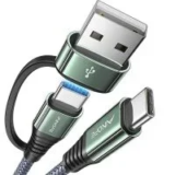 Ainope 10FT USB-C Fast Charging Cable with Adapter for $4.95