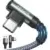 Ainope 6.6″ Right Angle USB-C to USB-A Cable (2-Pack) for $4.97