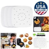 200 Unbleached 9-Inch Square Air Fryer Liners for $24.59