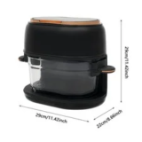 Touch Screen Air Fryer with Visible Baking Basket for $72.68