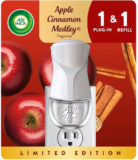 Air Wick Plug-In Scented Oil Air Freshener Starter Kit – Apple Cinnamon Medley for $0.89