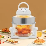 17L Glass Air Fryer with 360° View – Now $59.16