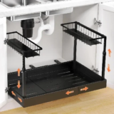 Aisslro Under Sink Organizer for $19.49