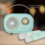 Aiwa Retro Wireless Karaoke Speaker with 2 Microphones – $14.88 at Walmart