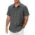 Akefun Short Sleeve Linen Shirt with Pocket for $12.99