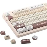 AKepopery Sushi Cat PBT Keycaps – 134 Keys for $10.91