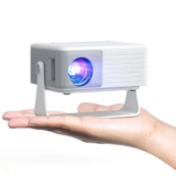 AKIYO Mini Projector with WiFi and Bluetooth for $41.93