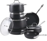 13-Piece All-Clad HA1 Hard Anodized Nonstick Cookware Set – $595