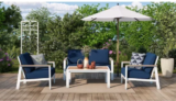 allen + roth Chatham Pier 4-Piece Patio Conversation Set for $274 $274.00