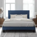 Allewie KMLL002 Upholstered Platform Bed Frame Now $115.02